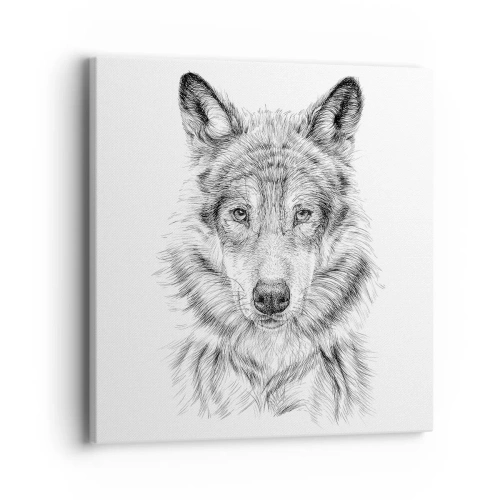 Obraz na plátne - Rodený vodca - 40x40 cm