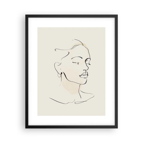 Plagát v čiernom ráme - Výrazným ťahom - 40x50 cm