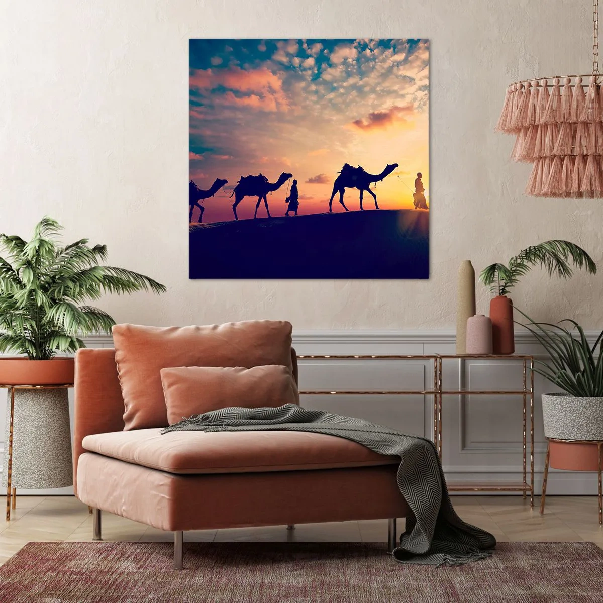 Obraz na plátne - Tajomný duch orientu - 70x70 cm