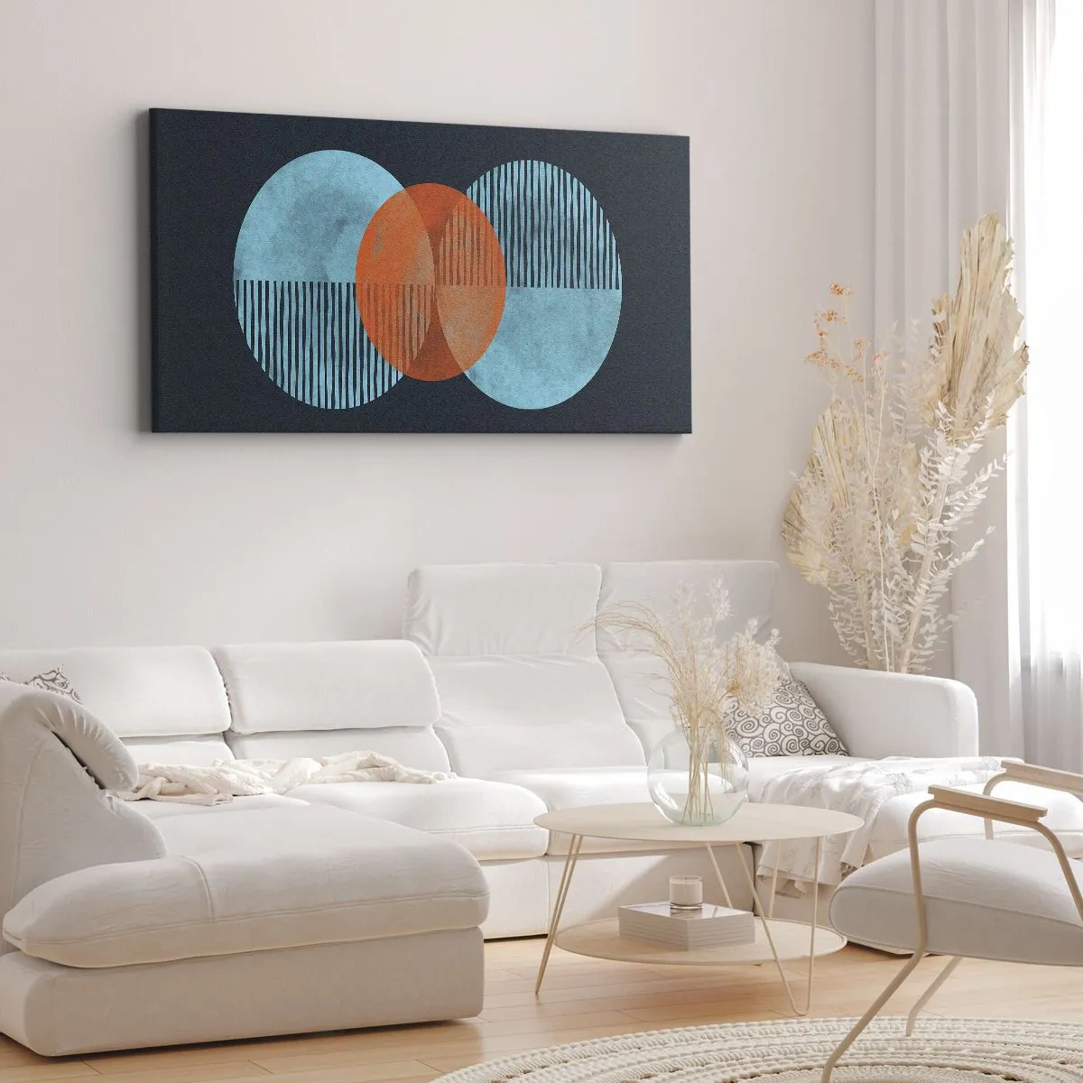 Obraz na plátne - Symetrická kompozícia - 160x50 cm