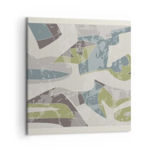 Obraz na plátne - Kompozícia za sklom - 50x50 cm
