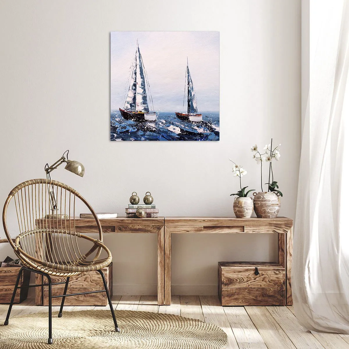 Obraz na plátne - Bratstvo vetra - 70x70 cm