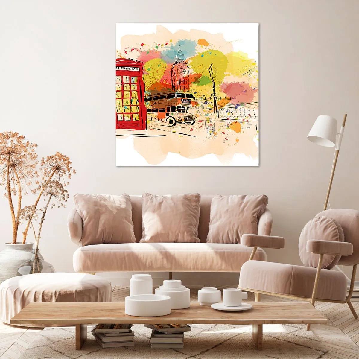 Obraz na plátne - Mesto rôznorodostí - 60x60 cm