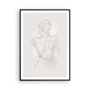 Plagát v čiernom ráme - Ako citlivý nástroj - 70x100 cm