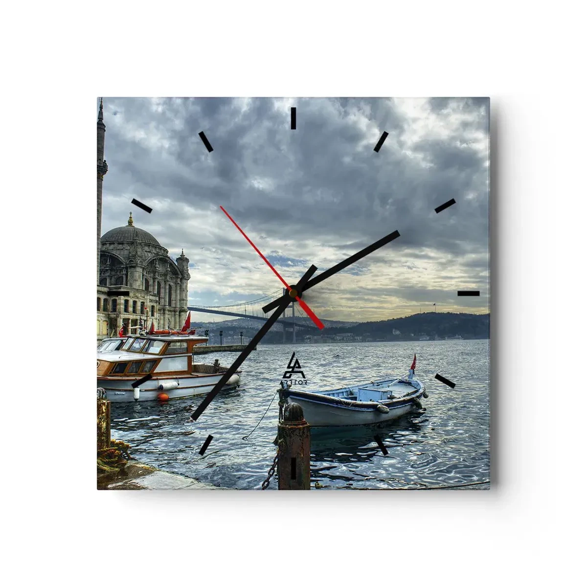 Nástenné hodiny - Na rozmedzí svetov - 40x40 cm