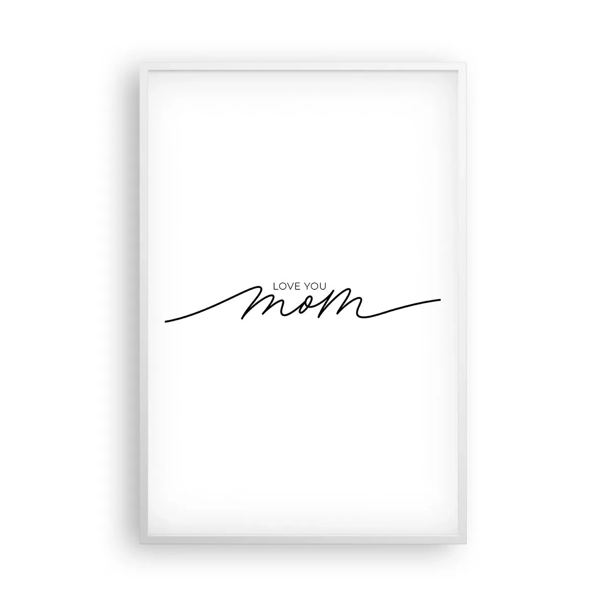 Plagát v bielom ráme - Veľké dojatie - 61x91 cm