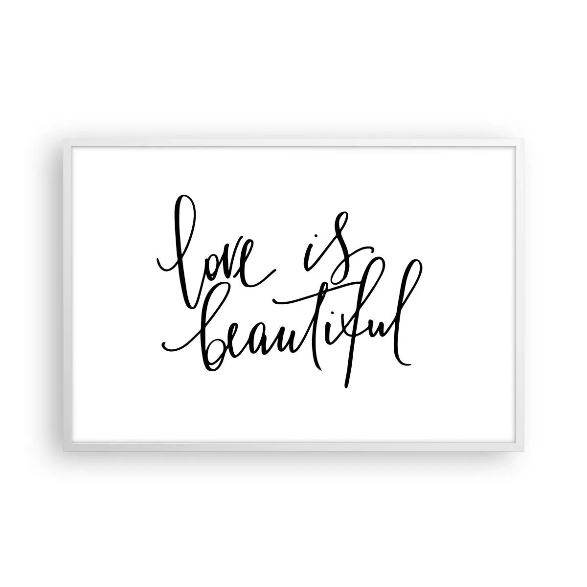 Plagát v bielom ráme - Prečítaj a zopakuj - 91x61 cm