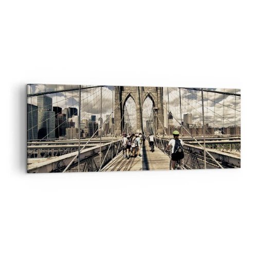 Obraz na plátne - Priamo do srdca mesta - 140x50 cm