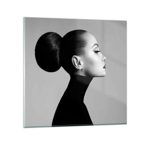 Obraz na skle - Moderná Nefertiti - 30x30 cm
