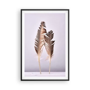 Plagát v čiernom ráme - Proti ničote - 61x91 cm