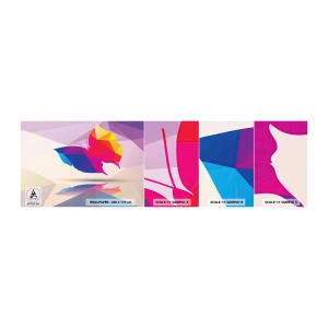 Vzorka Fototapeta Standard Eco - Motýlia dúha - Hmyz, Motýľ, Geometrický obrazec - 100x30 cm