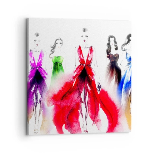 Obraz na plátne - Nálada na kostýmy - 70x70 cm