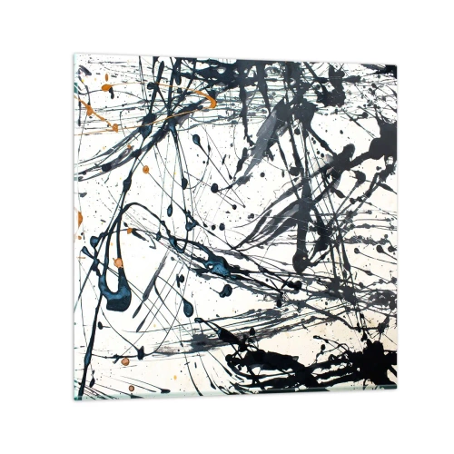 Obraz na skle - So zmyslom alebo bez zmyslu? - 50x50 cm