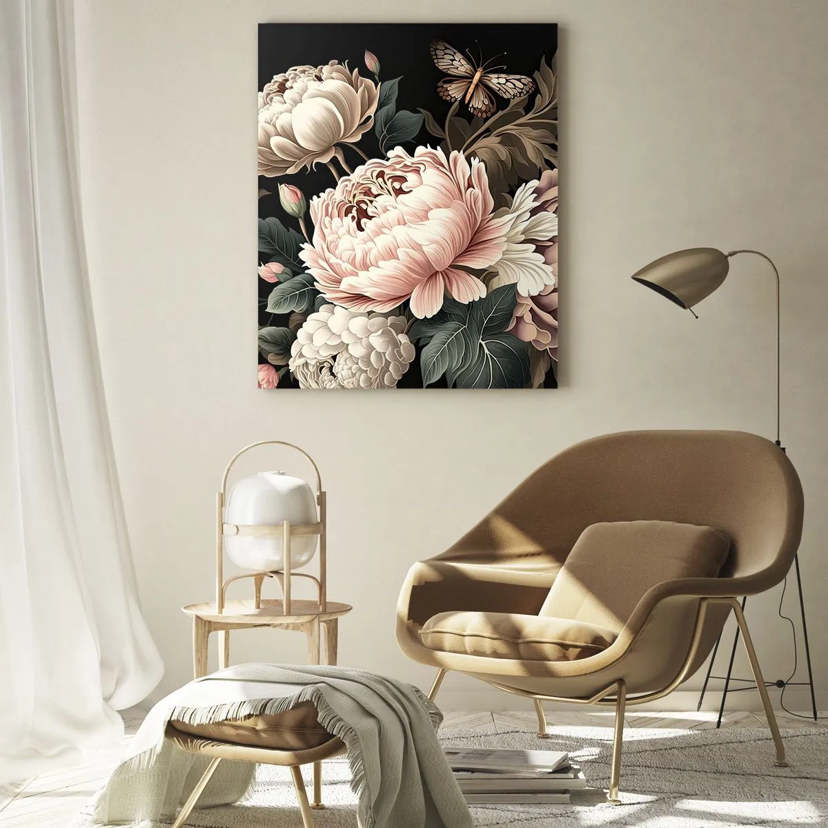 Obraz na skle - V barokovom štýle - 70x100 cm