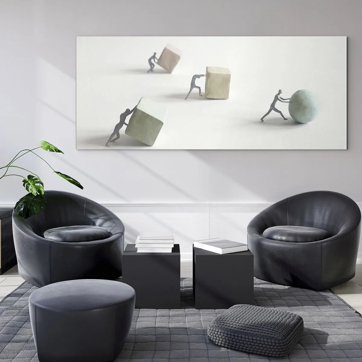 Obraz na skle - Život samotný - 140x50 cm