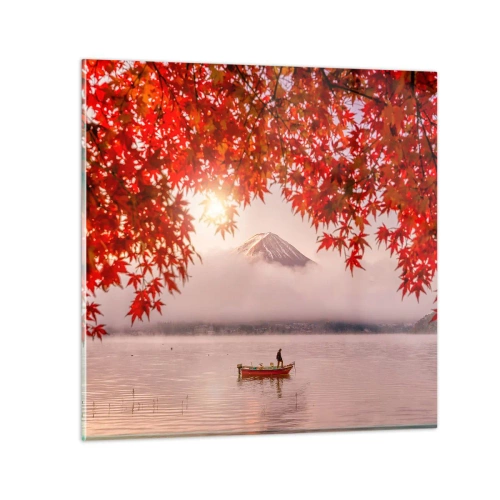 Obraz na skle - V japonskom štýle - 30x30 cm