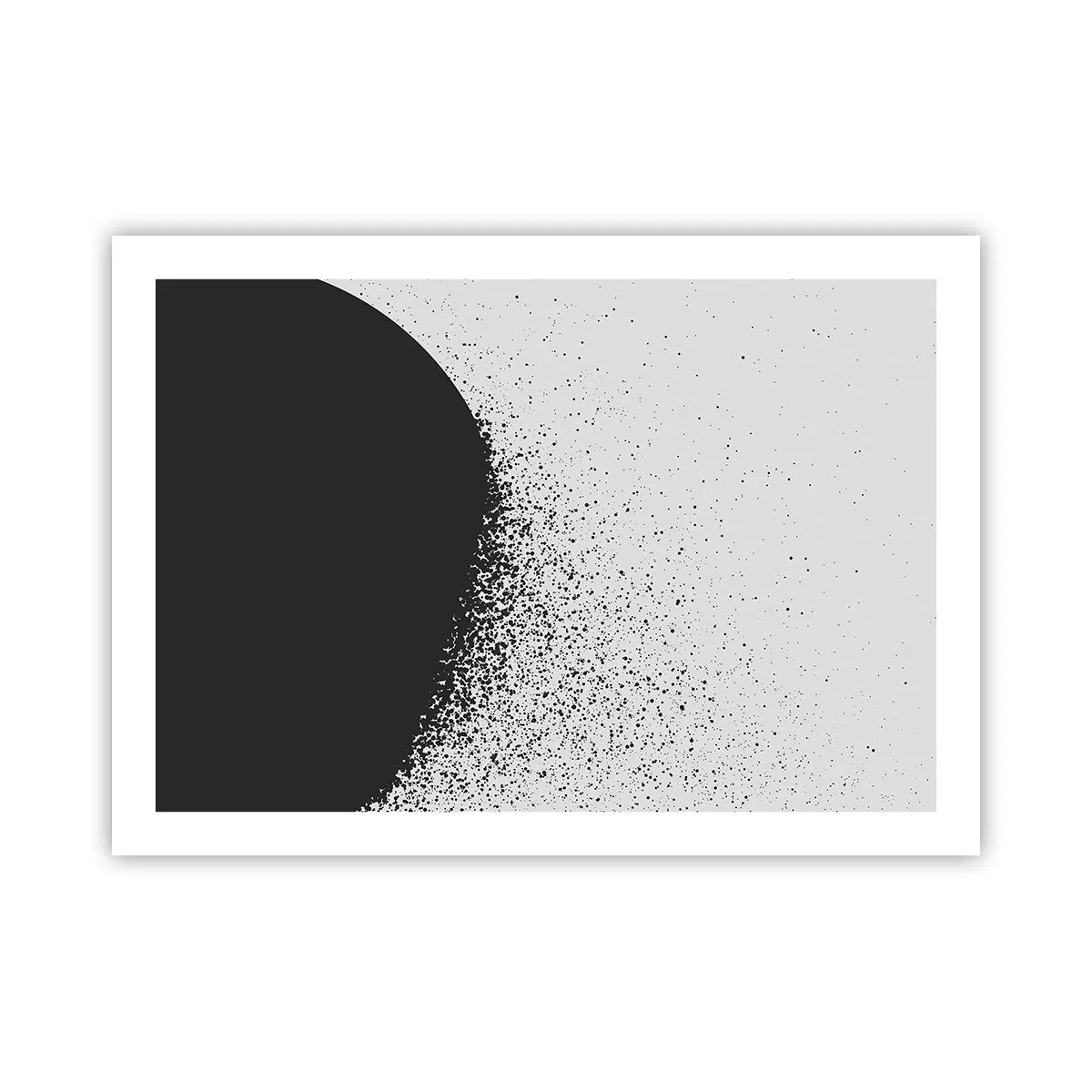 Plagát - Pohyb častíc - 70x50 cm