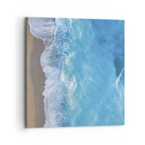 Obraz na plátne - Sila modrej - 70x70 cm