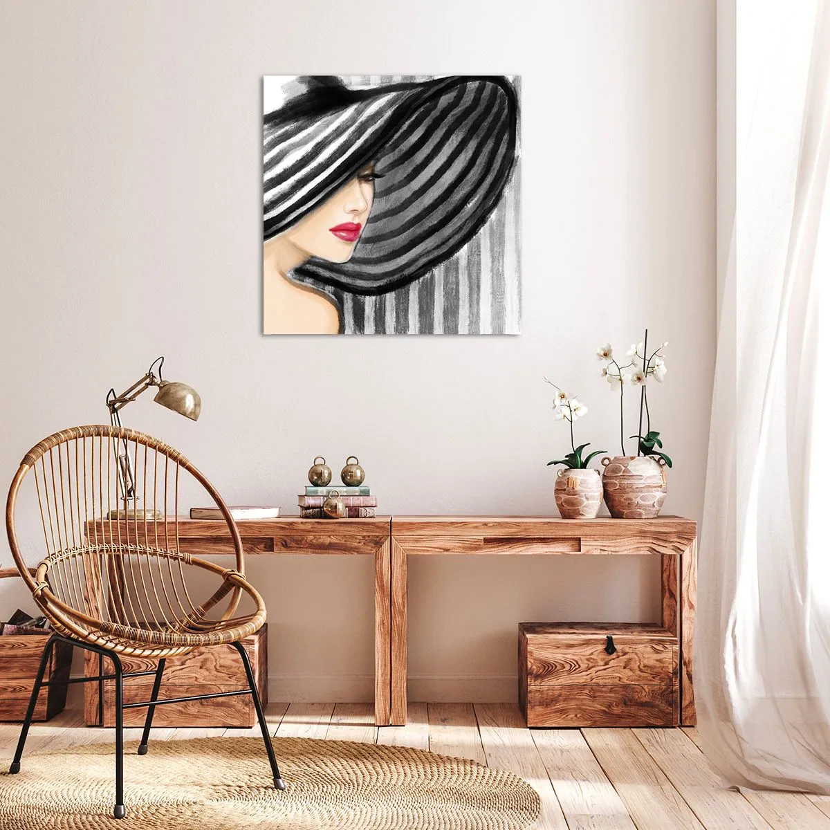 Obraz na plátne - Kde ťa hľadať? - 30x30 cm
