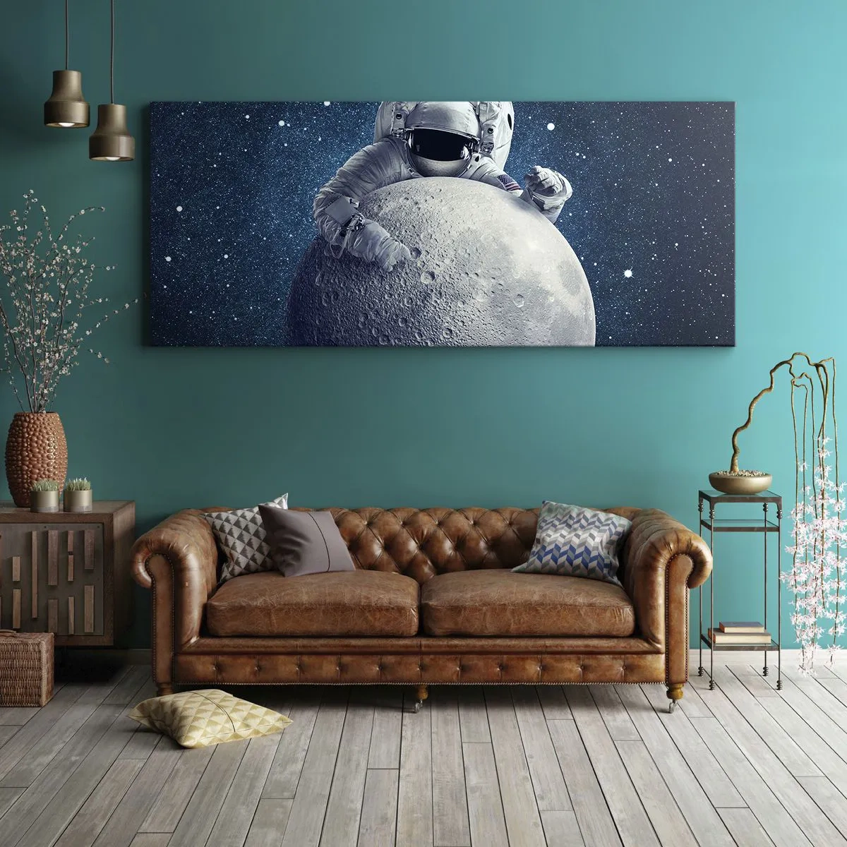 Obraz na plátne - Vesmírny vtipkár - 120x50 cm
