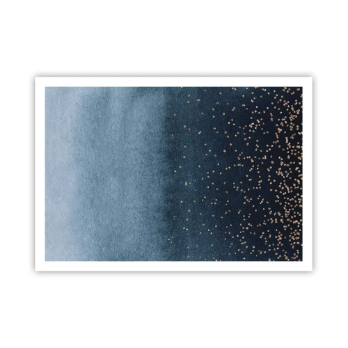 Plagát - Kompozícia – modrej fázy - 100x70 cm