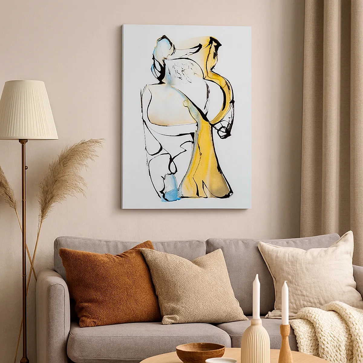 Obraz na plátne - Sklenená abstrakcia - 50x70 cm