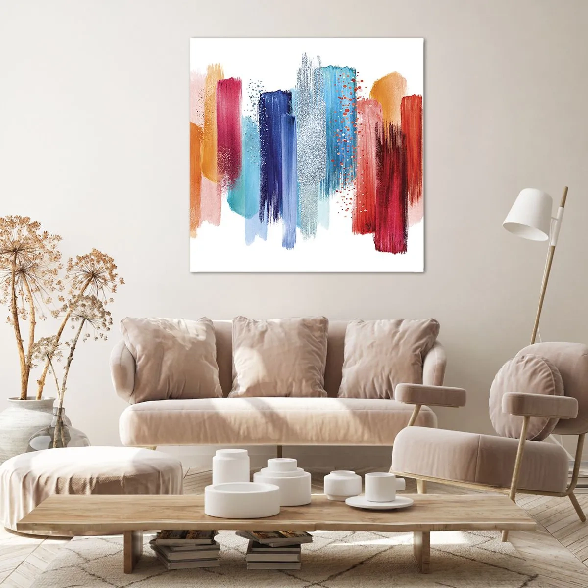 Obraz na plátne - Hore a dole - 70x70 cm