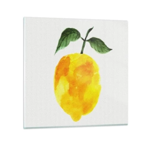 Obraz na skle - Ako spoznať chuť slnka - 50x50 cm