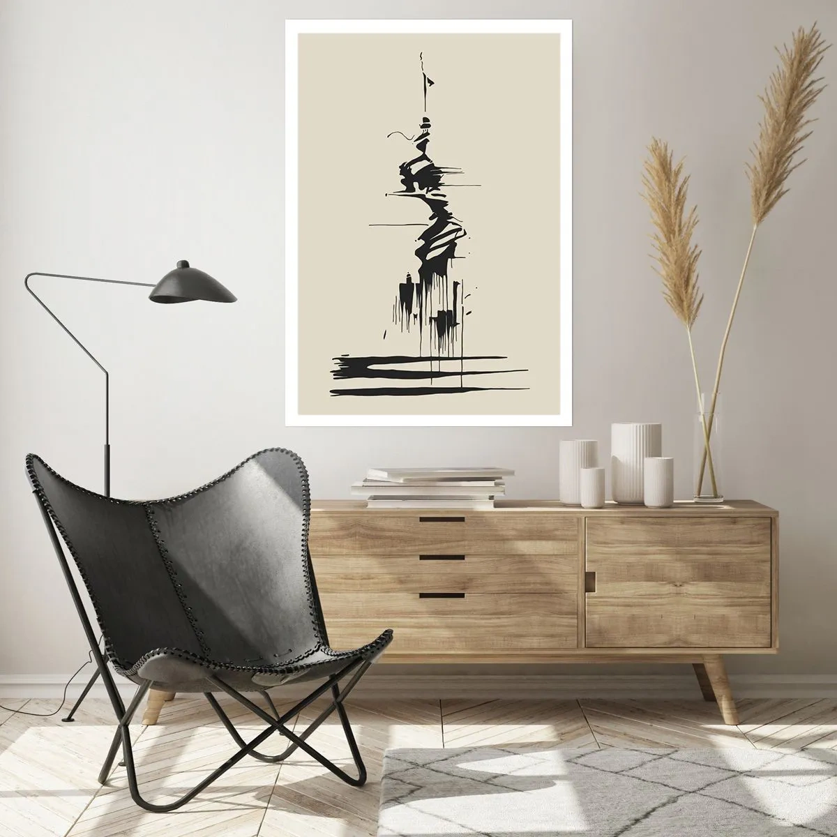 Plagát - Rýchla abstrakcia - 70x100 cm