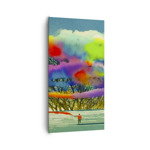 Obraz na plátne - Oživiť tento svet - 65x120 cm