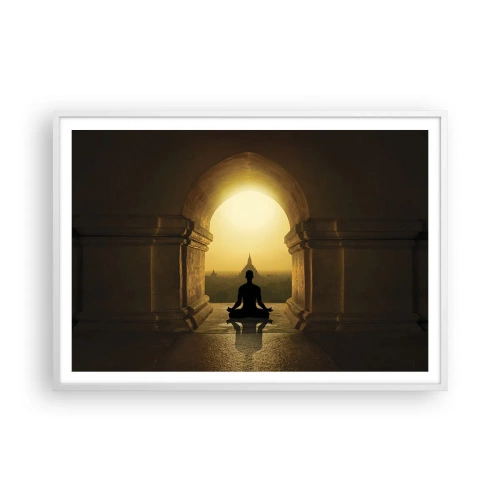 Plagát v bielom ráme - Plná harmónia - 100x70 cm