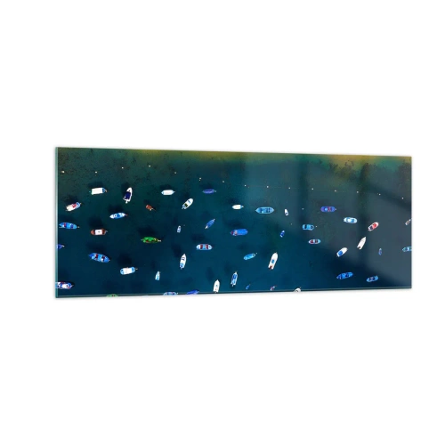 Obraz na skle - Prázdninová hra - 140x50 cm