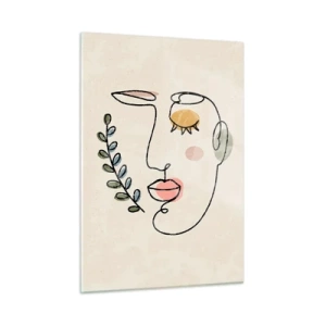 Obraz na skle - Nájdený pokoj - 50x70 cm