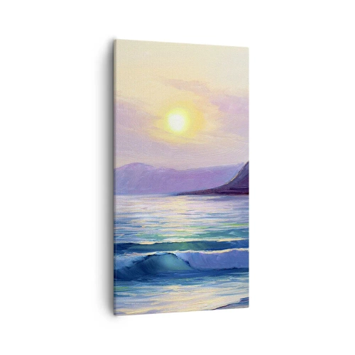 Obraz na plátne - Krištáľ vody a vzduchu - 55x100 cm