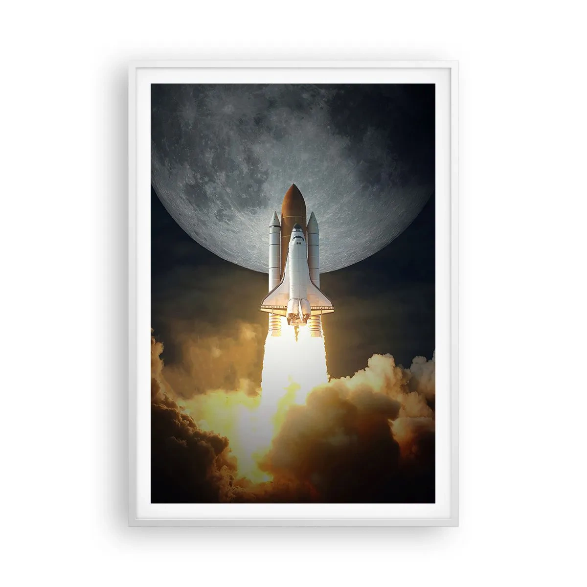 Plagát v bielom ráme - Začiatok nadprirodzeného dobrodružstva - 70x100 cm