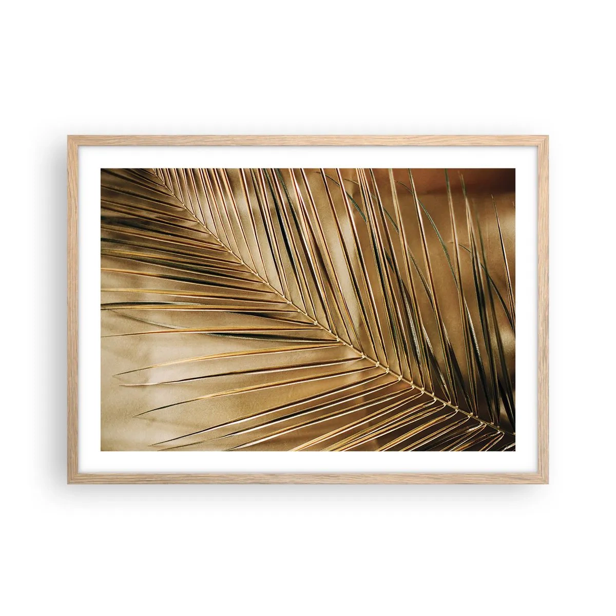 Plagát v ráme zo svetlého duba - Prírodná kolonáda - 70x50 cm