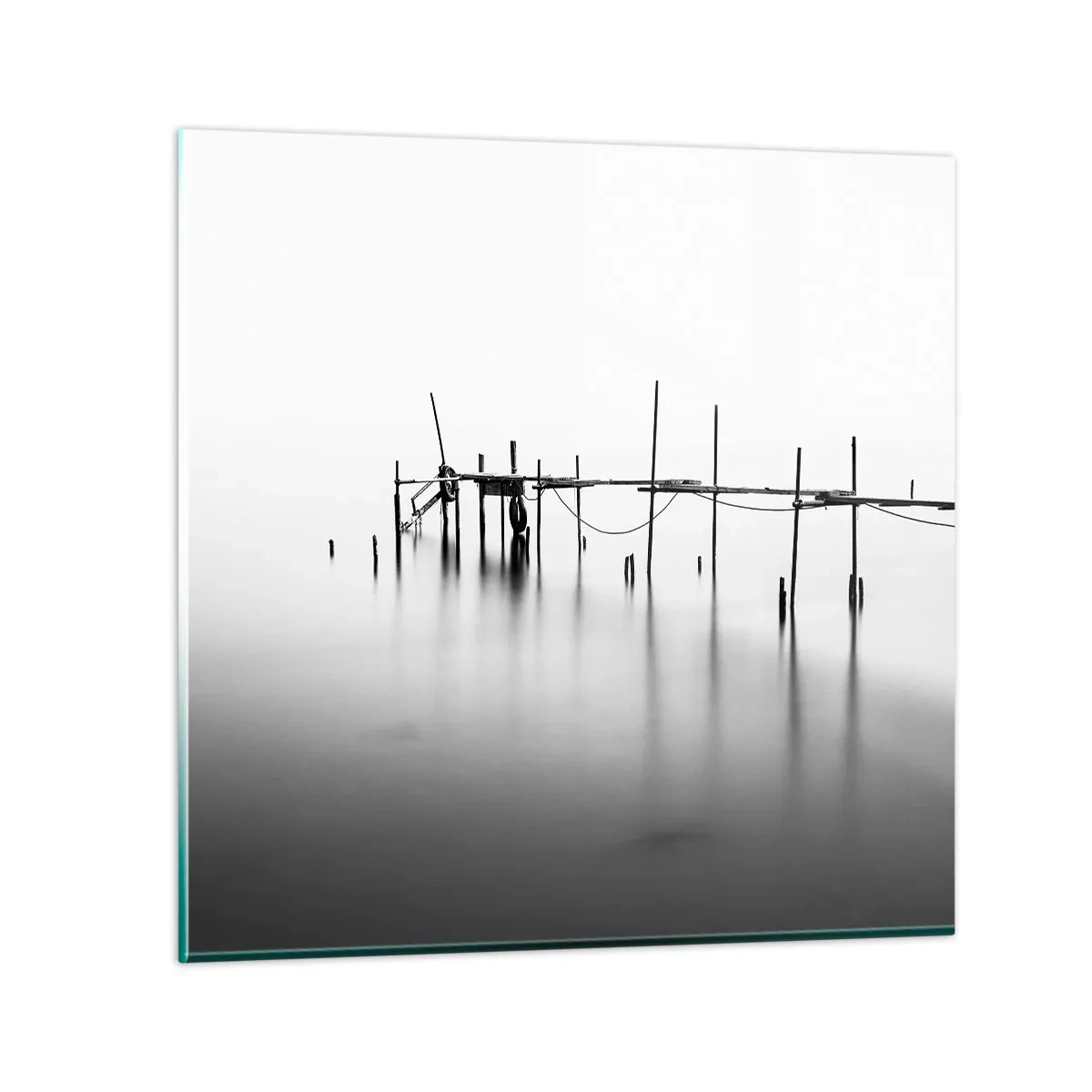 Obraz na skle - A čo keď svet nie je? - 60x60 cm