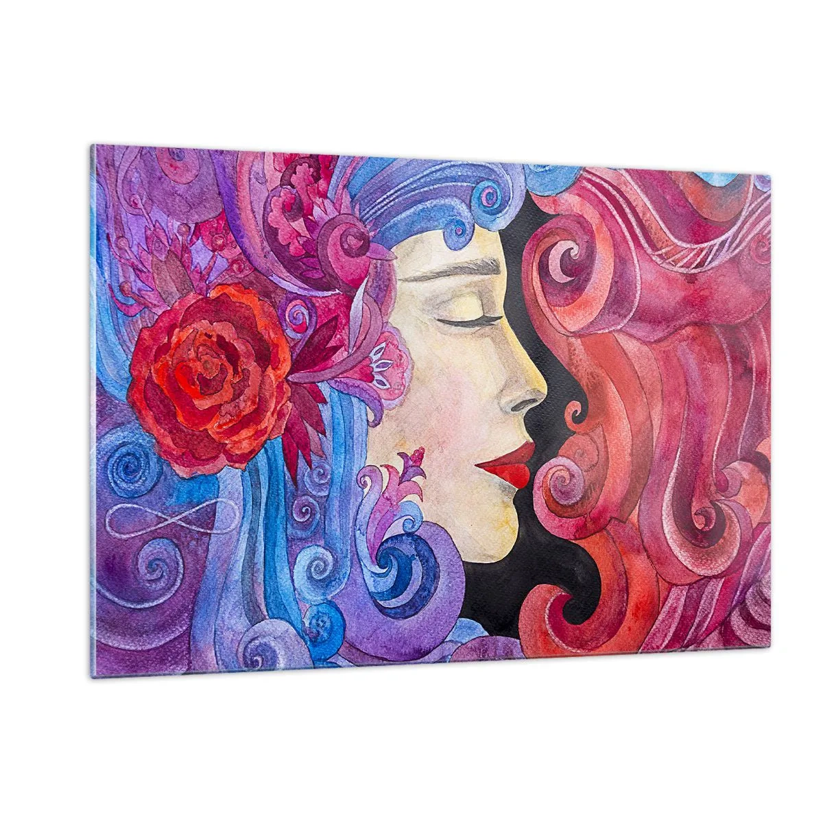 Obraz na skle - Secesia stále živá - 120x80 cm