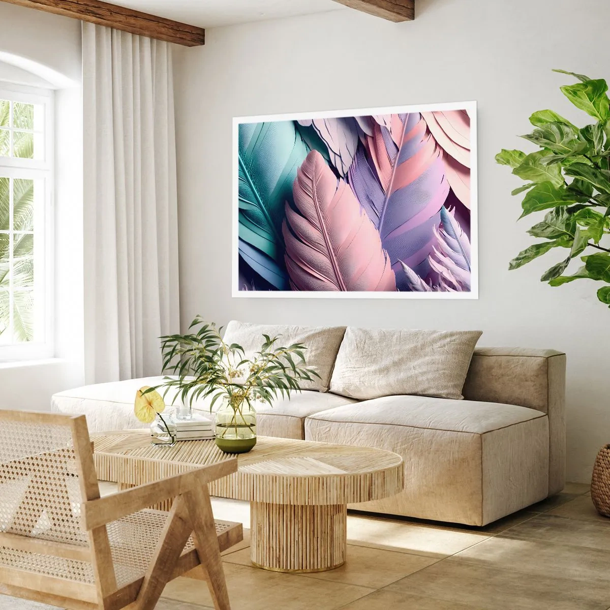 Plagát - Vtáčí štýl - 50x40 cm