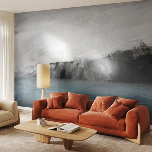 Fototapeta Premium Sand - Voda – zem: stret živlov - pobrežie, Krajina, More - 350x256 cm