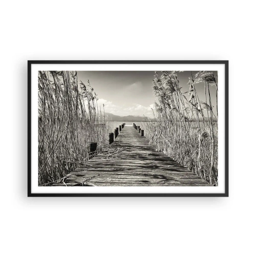 Plagát v čiernom ráme - V ústraní tráv - 91x61 cm