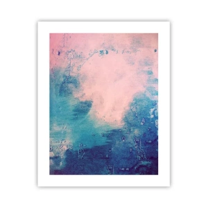 Plagát - Modré objatie - 40x50 cm