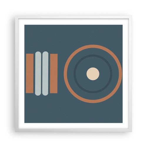 Plagát v bielom ráme - Podstata vecí - 60x60 cm