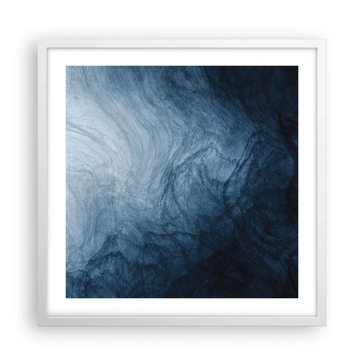 Plagát v bielom ráme - Siahnuť do hlbín - 50x50 cm