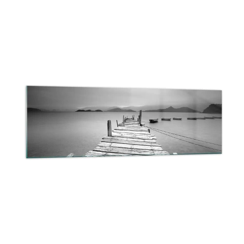 Obraz na skle - Za horami, za morom - 160x50 cm