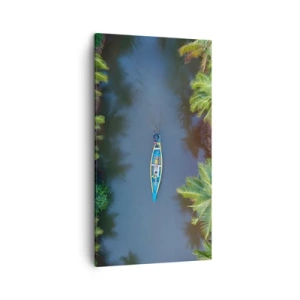 Obraz na plátne - Na tropickom chodníku - 45x80 cm