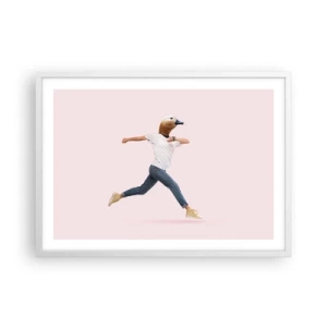 Plagát v bielom ráme - Štipka absurdity - 70x50 cm