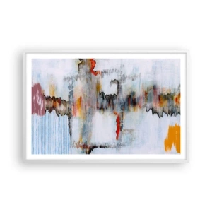 Plagát v bielom ráme - Paličkou po vode - 91x61 cm