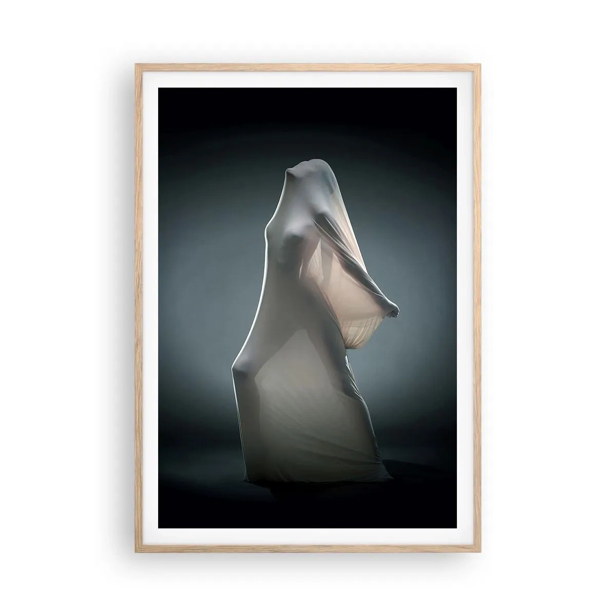 Plagát v ráme zo svetlého duba - Skryté túžby - 70x100 cm