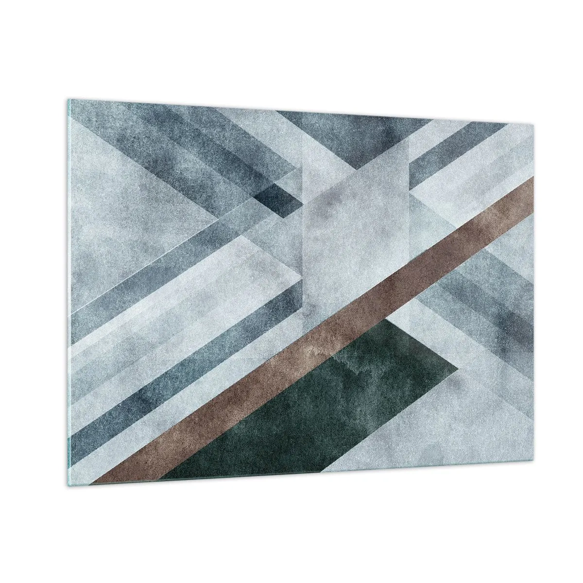 Obraz na skle - Sofistikovaná elegancia geometrie - 100x70 cm